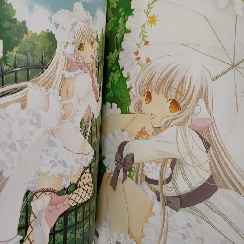 Оригинальный японский артбук «Студия Кламп / Studio Clamp» белый голубой — фото 6