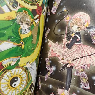 Оригинальный японский артбук «Студия Кламп / Studio Clamp» белый голубой — миниатюра 9