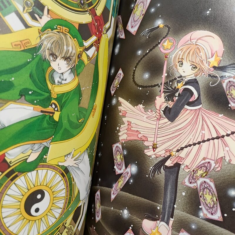Оригинальный японский артбук «Студия Кламп / Studio Clamp» белый голубой — фото 9