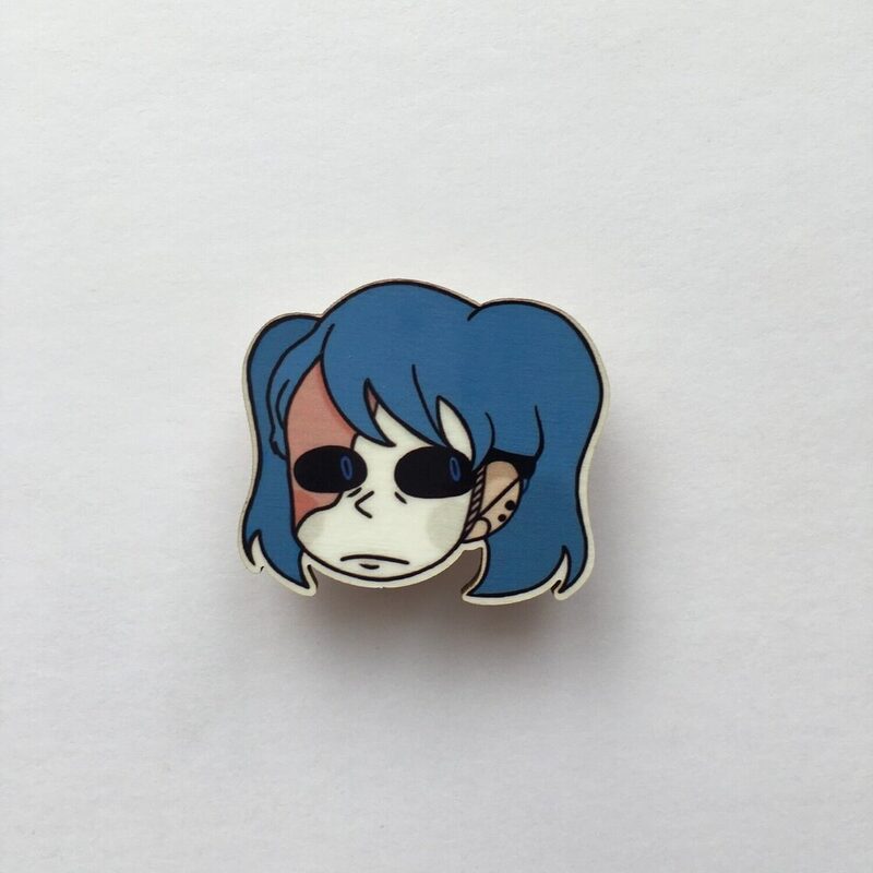 Деревянный значок «Sally face» Салли