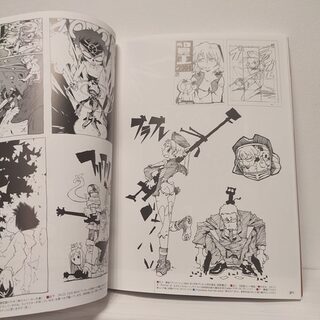 Оригинальный японский артбук студии Trigger x Gainax — миниатюра 4