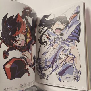 Оригинальный японский артбук студии Trigger x Gainax — миниатюра 6