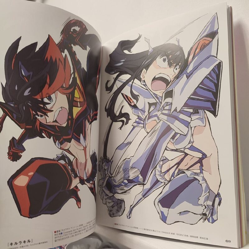 Оригинальный японский артбук студии Trigger x Gainax — фото 6