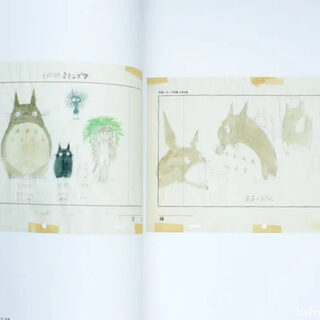 Оригинальный японский артбук «Мой сосед Тоторо» story board — миниатюра 6
