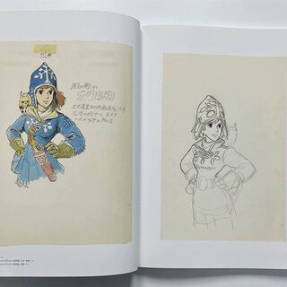 Оригинальный японский артбук «Навсикая из долины ветров» story board — миниатюра 5