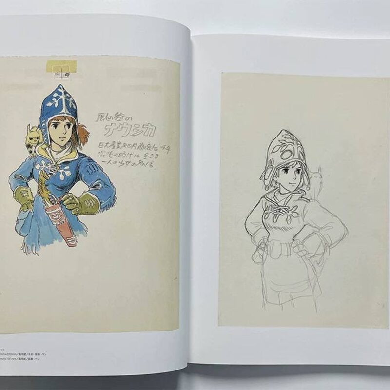 Оригинальный японский артбук «Навсикая из долины ветров» story board — фото 5