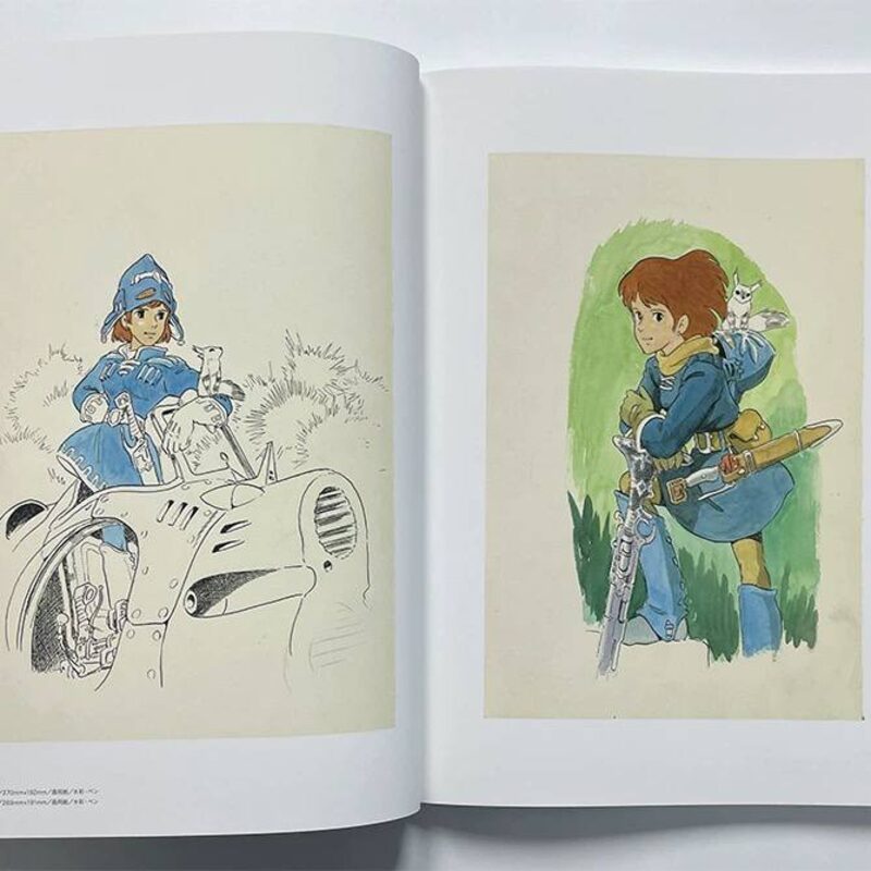 Оригинальный японский артбук «Навсикая из долины ветров» story board — фото 6