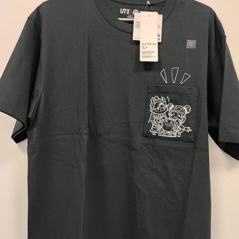Футболка UNIQLO «Это Король?» Черная M
