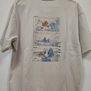 Футболка UNIQLO «Это Король?» Белая M — миниатюра 3
