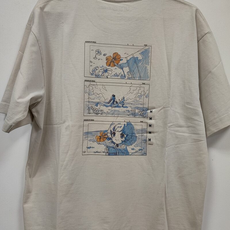 Футболка UNIQLO «Это Король?» Белая M — фото 3