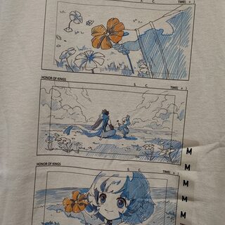 Футболка UNIQLO «Это Король?» Белая M — миниатюра 4