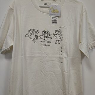 Футболка UNIQLO «Покемоны» Белая L — миниатюра 1