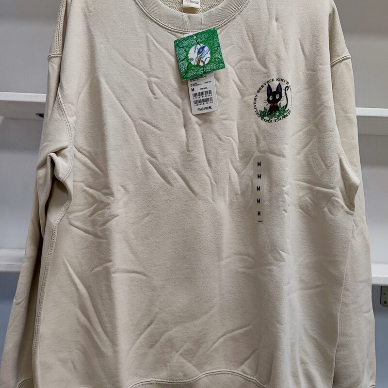 Толстовка «Служба доставки Кики» UNIQLO белая М — фото 3