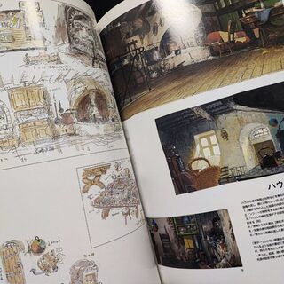 Оригинальный японский артбук «Ходячий замок Хаула» — миниатюра 6